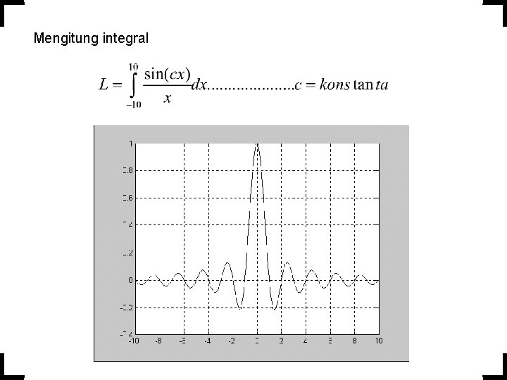 Mengitung integral 