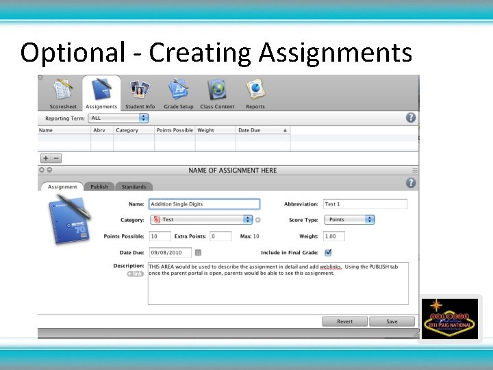 Optional - Creating Assignments 