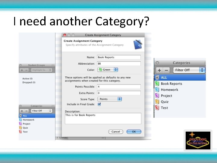 I need another Category? 