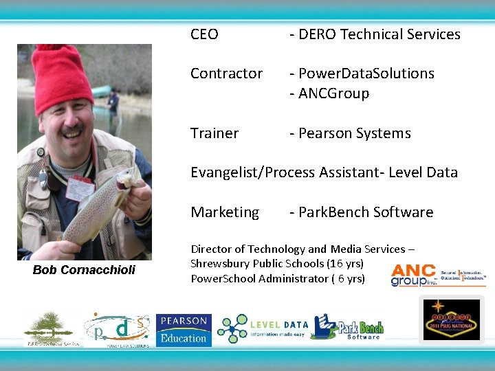 CEO - DERO Technical Services Contractor - Power. Data. Solutions - ANCGroup Trainer -