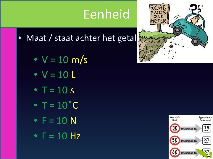 20 drops of water makes about 1 milliliter Eenheid • Maat / staat achter