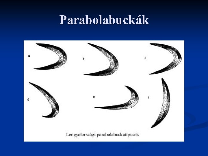 Parabolabuckák 