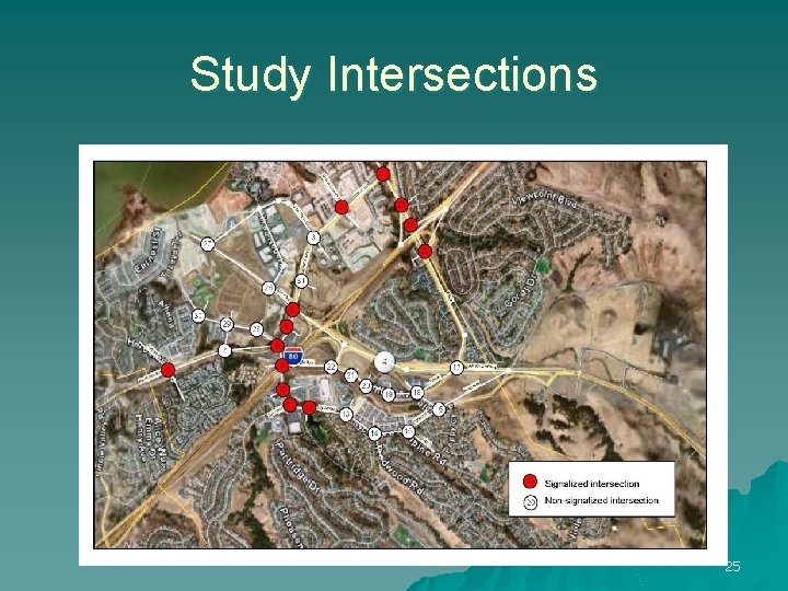 Study Intersections 25 