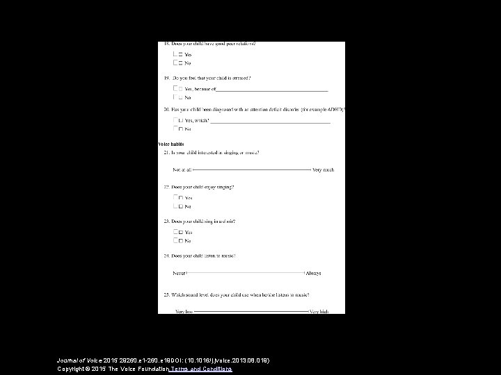 Journal of Voice 2015 29260. e 1 -260. e 19 DOI: (10. 1016/j. jvoice.