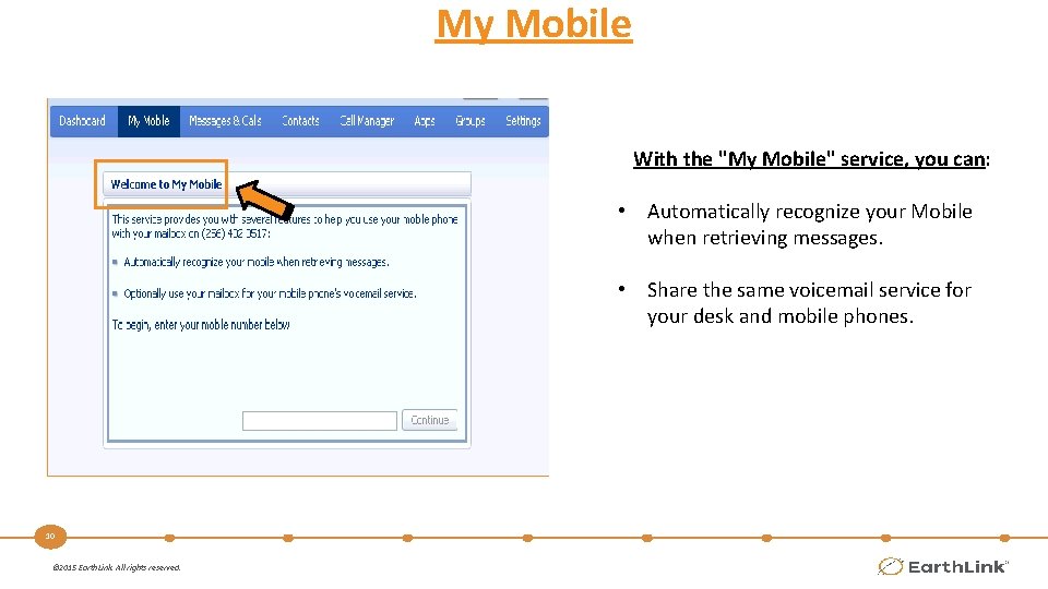 My Mobile With the "My Mobile" service, you can: • Automatically recognize your Mobile