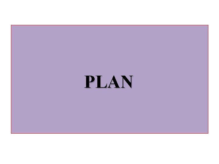 PLAN 