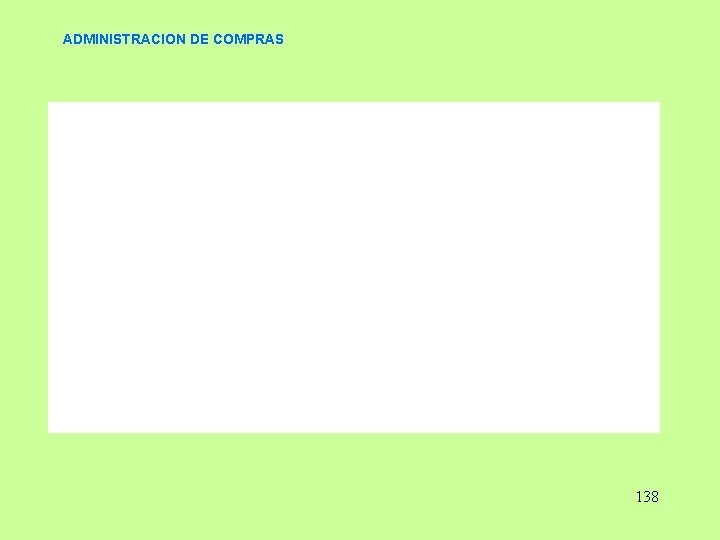 ADMINISTRACION DE COMPRAS 138 ADMINISTRACION DE COMPRAS 138