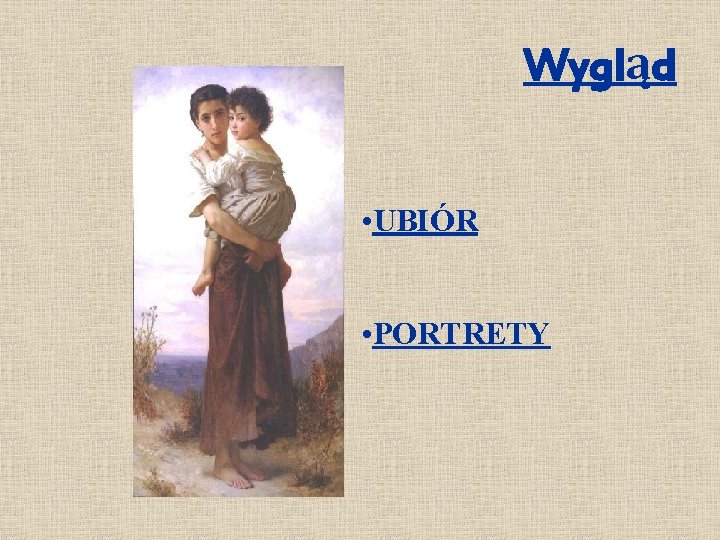 Wygląd • UBIÓR • PORTRETY 