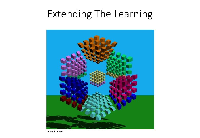 Extending The Learning Spinning. Spark 