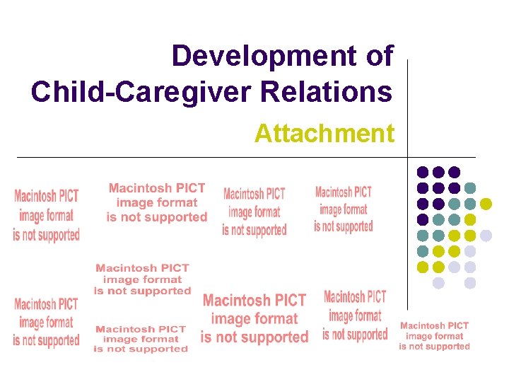 Development of Child-Caregiver Relations Attachment 