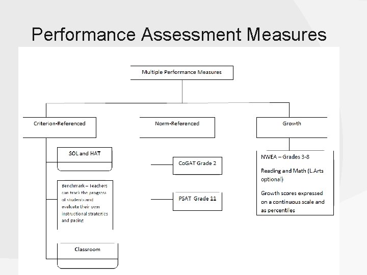 Performance Assessment Measures 