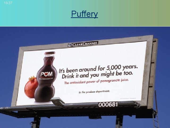 18 -37 Puffery © 2007 Mc. Graw-Hill Companies, Inc. , Mc. Graw-Hill/Irwin 