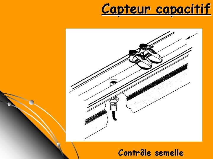 Capteur capacitif Contrôle semelle 