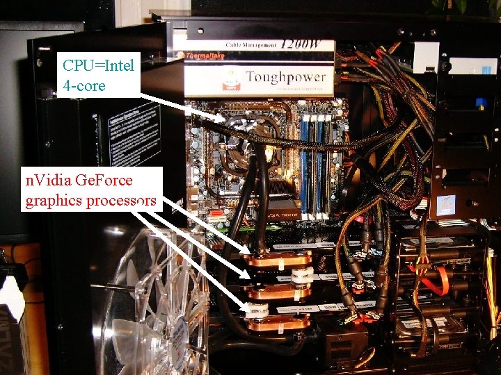CPU=Intel 4 -core n. Vidia Ge. Force graphics processors 