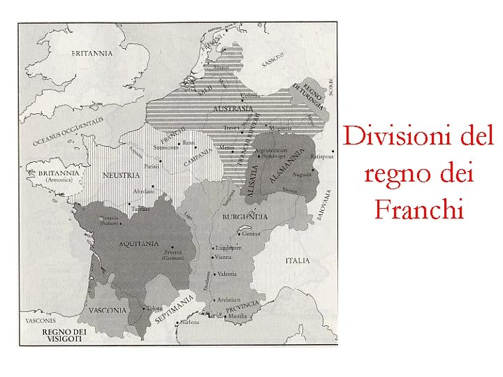 Divisioni del regno dei Franchi 
