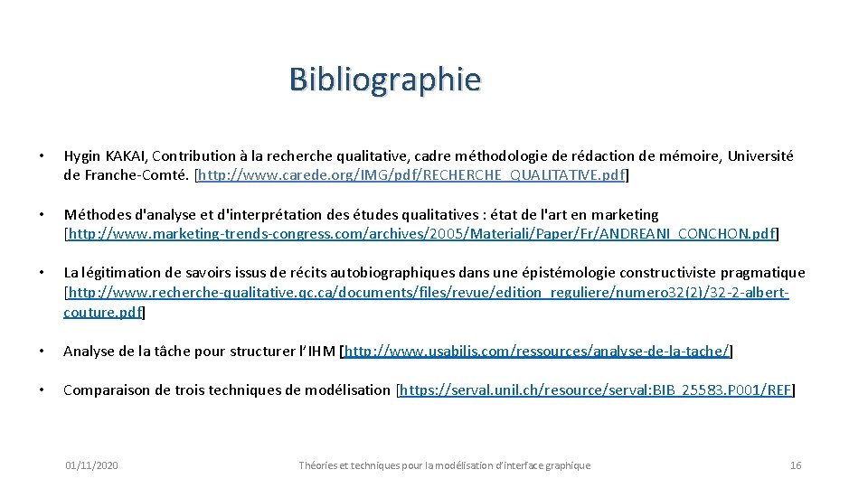 Bibliographie • Hygin KAKAI, Contribution à la recherche qualitative, cadre méthodologie de rédaction de