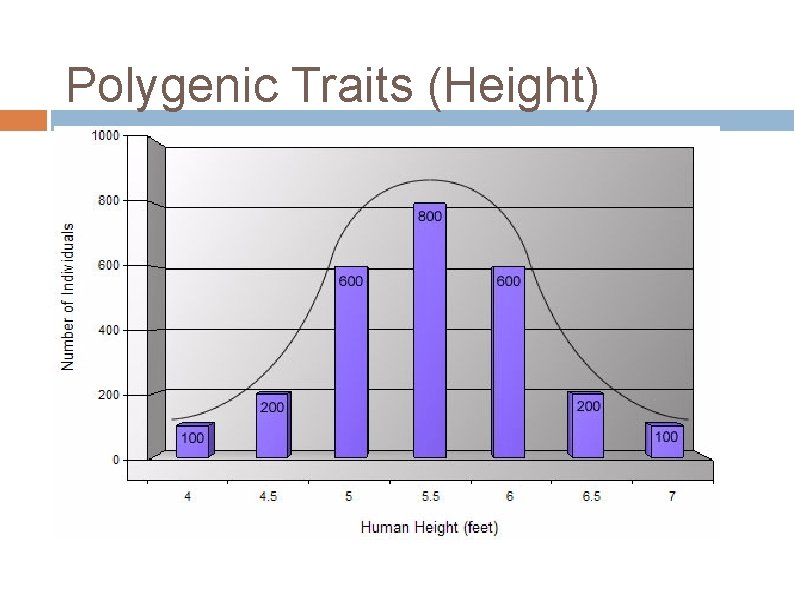 Polygenic Traits (Height) 