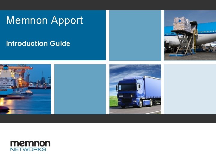 Memnon Apport Introduction Guide 