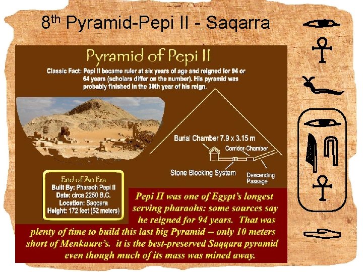 8 th Pyramid-Pepi II - Saqarra 