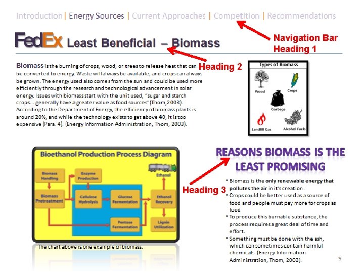 Navigation Bar Heading 1 Heading 2 Heading 3 Schematic Style Professional Reports © Robert