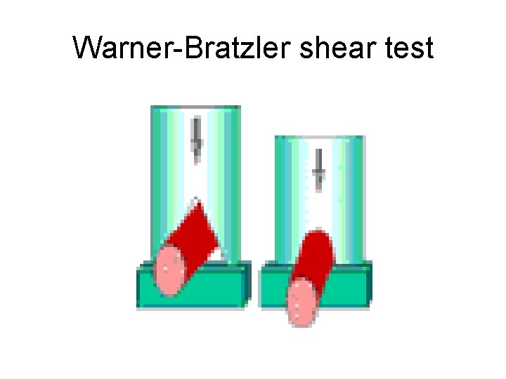 Warner-Bratzler shear test 