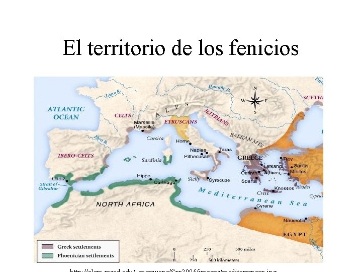 El territorio de los fenicios 