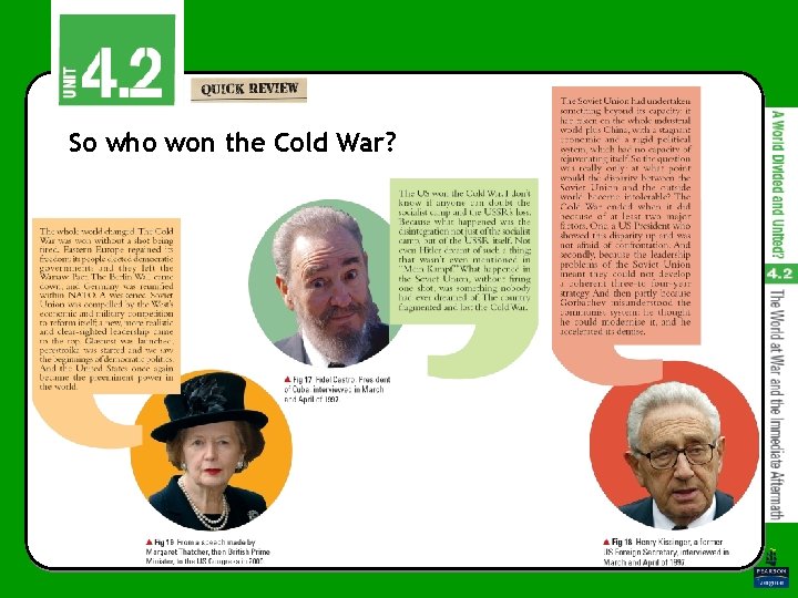 So who won the Cold War? 