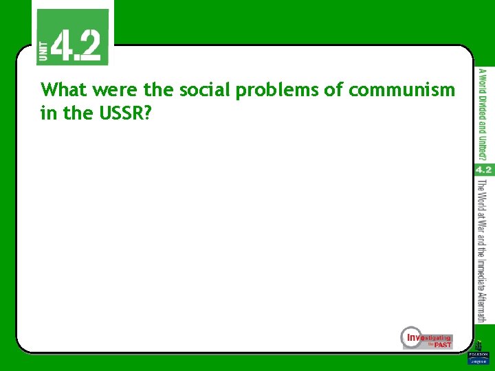 What were the social problems of communism in the USSR? 