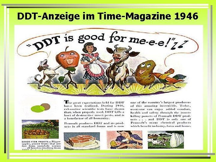 DDT-Anzeige im Time-Magazine 1946 