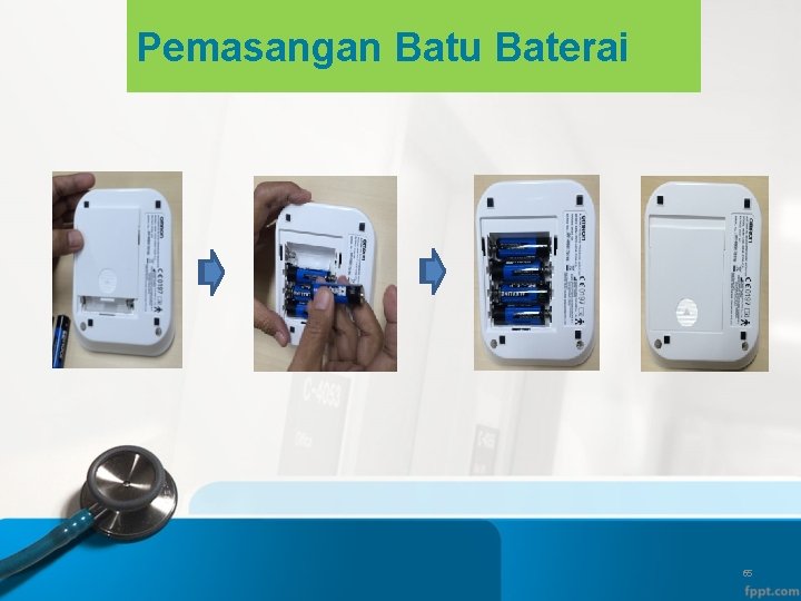 Pemasangan Batu Baterai 65 