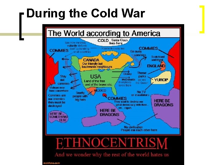 During the Cold War 