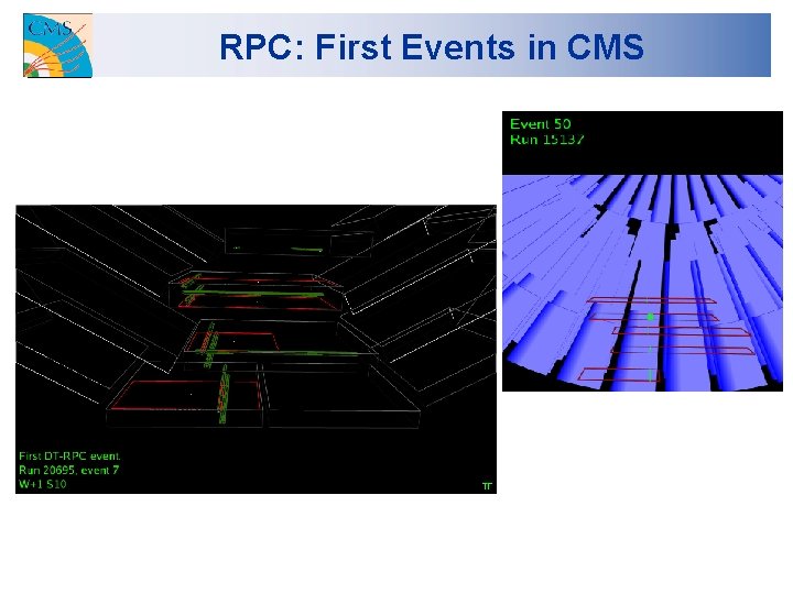 RPC: First Events in CMS 