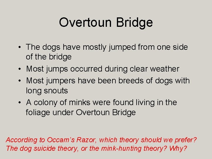 Overtoun Bridge • The dogs have mostly jumped from one side of the bridge