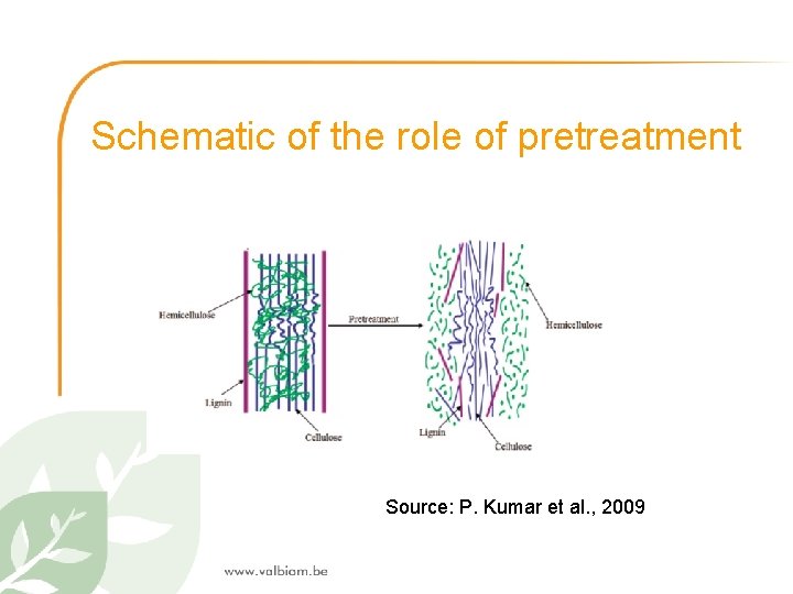 Schematic of the role of pretreatment Source: P. Kumar et al. , 2009 