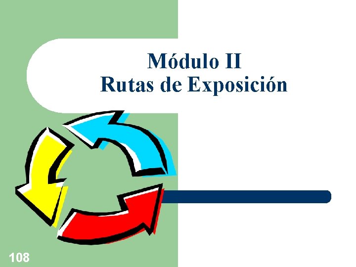 Módulo II Rutas de Exposición 108 
