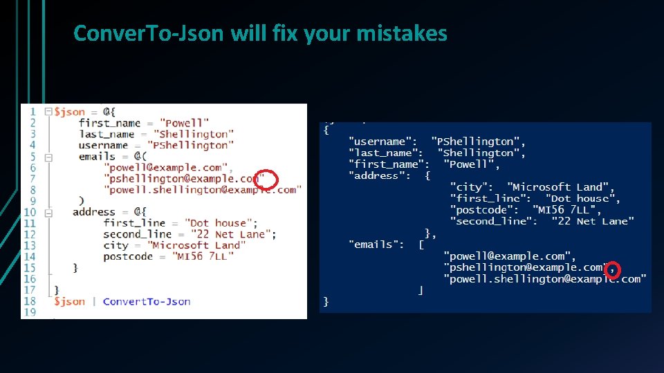 Conver. To-Json will fix your mistakes Conver. To-Json will fix your mistakes