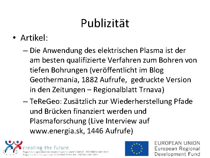 Publizität • Artikel: – Die Anwendung des elektrischen Plasma ist der am besten qualifizierte