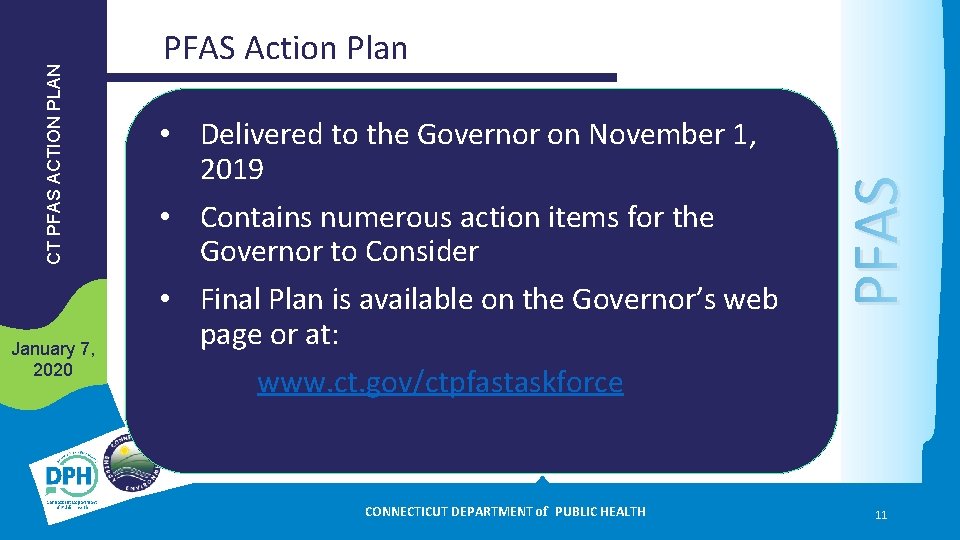  • Delivered to the Governor on November 1, 2019 • Contains numerous action