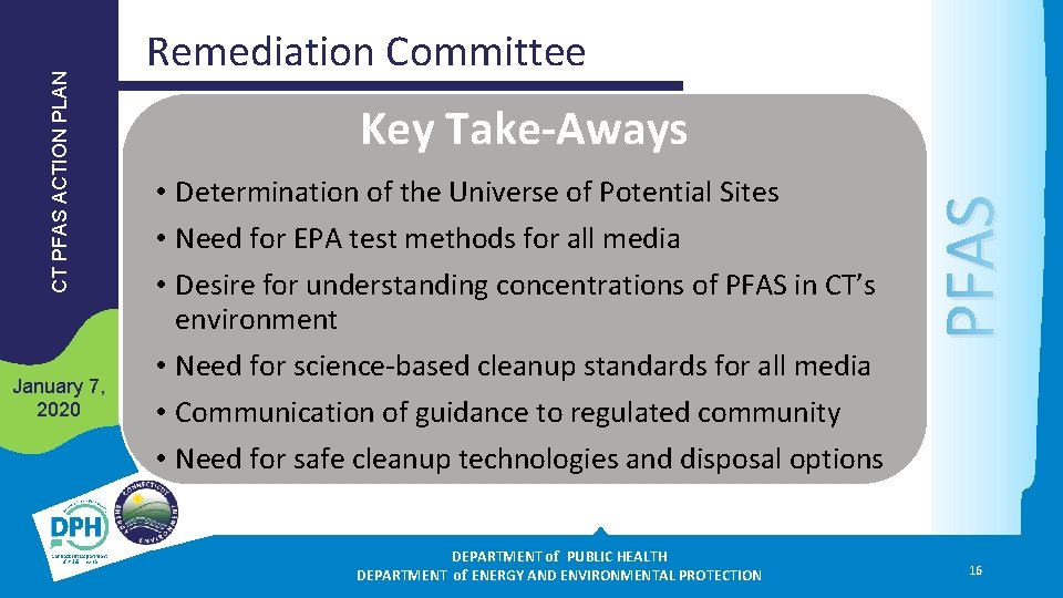 Key Take-Aways • Determination of the Universe of Potential Sites • Need for EPA