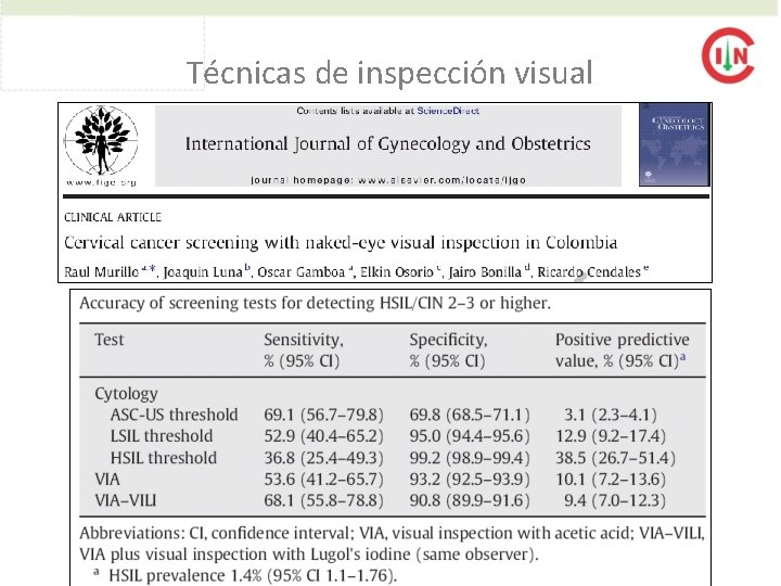 Técnicas de inspección visual 