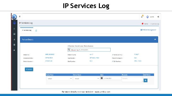 IP Services Log 