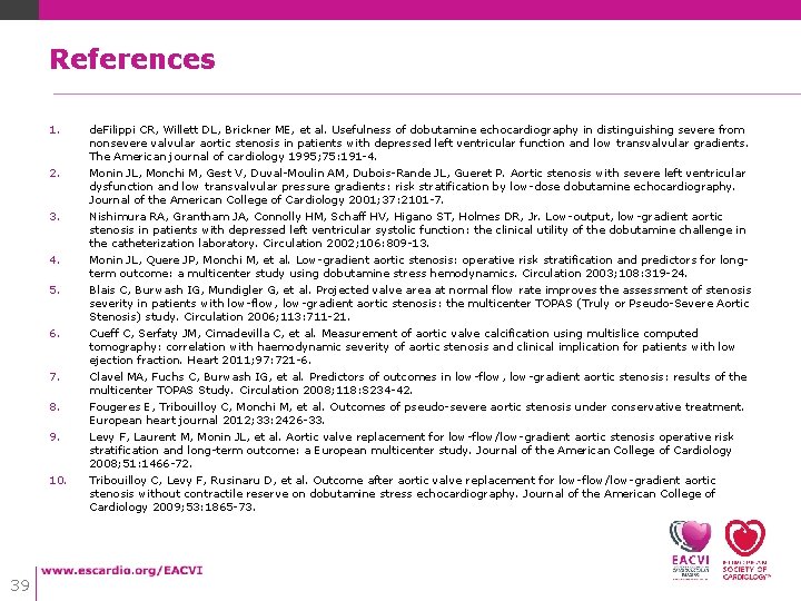 References 1. 2. 3. 4. 5. 6. 7. 8. 9. 10. 39 de. Filippi References 1. 2. 3. 4. 5. 6. 7. 8. 9. 10. 39 de. Filippi