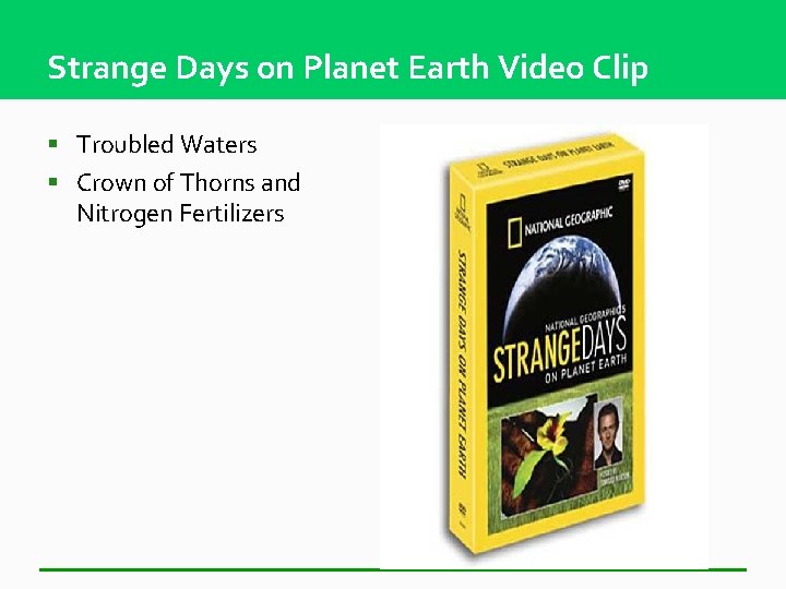 Strange Days on Planet Earth Video Clip § Troubled Waters § Crown of Thorns