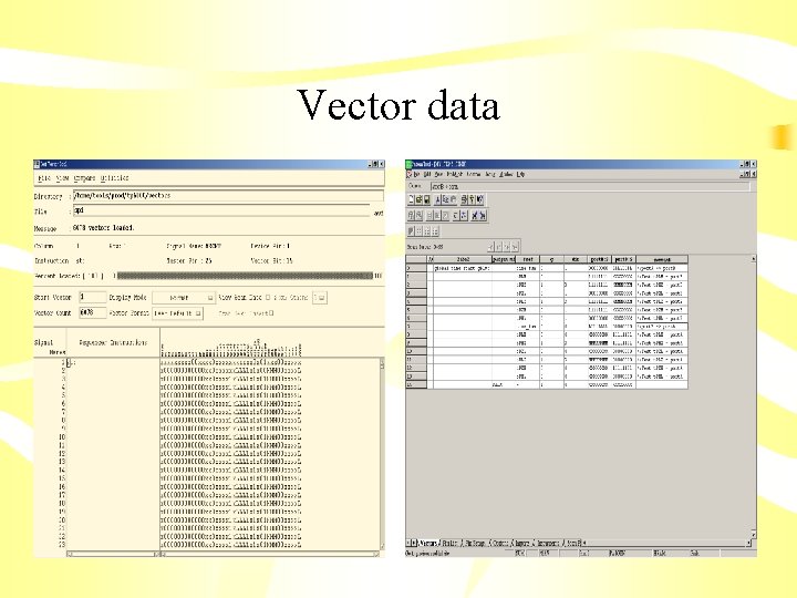 Vector data 