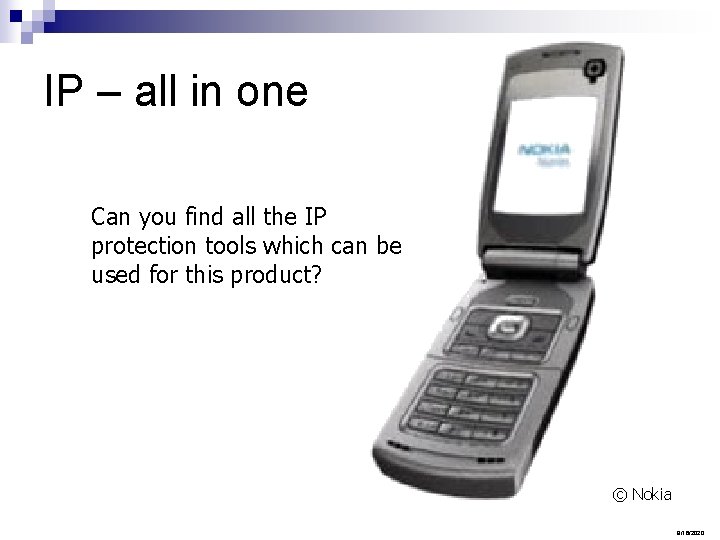 IP – all in one Can you find all the IP protection tools which