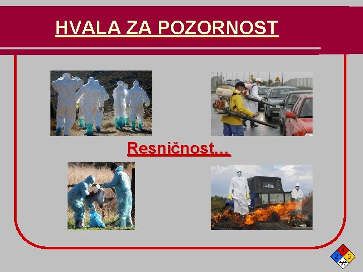 HVALA ZA POZORNOST Resničnost… 