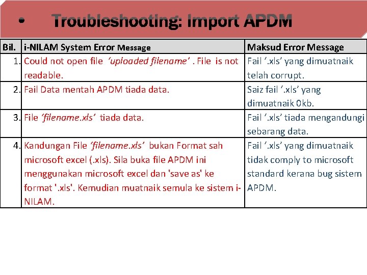  • Troubleshooting: Import APDM Bil. i-NILAM System Error Message 1. Could not open