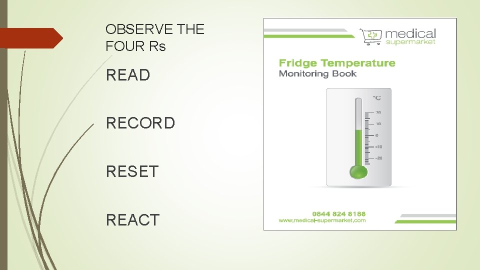 OBSERVE THE FOUR Rs READ RECORD RESET REACT OBSERVE THE FOUR Rs READ RECORD RESET REACT