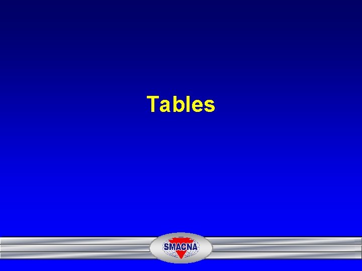 Tables 