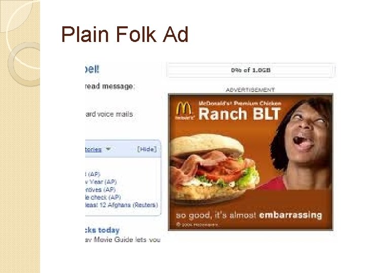Plain Folk Ad 